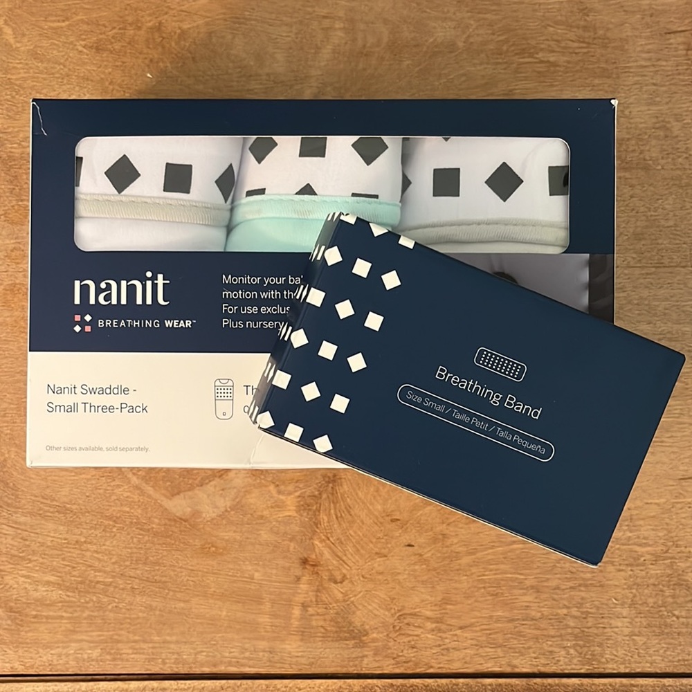 Nanit breathing band swaddles sleep sacks
